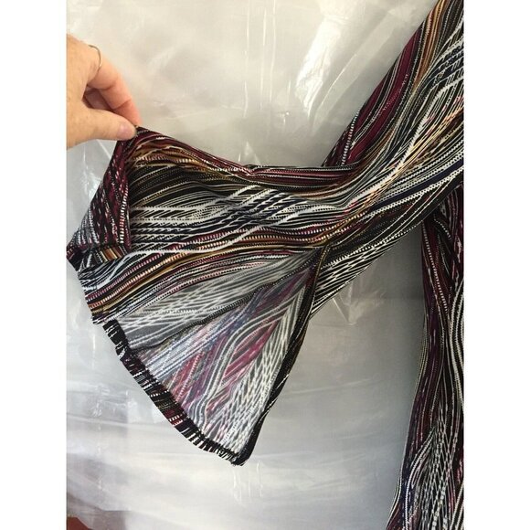 New Directions Boho Tunic Womens S Multicolor Bell Sleeve Festival Artistic Y2K - Picture 3 of 12